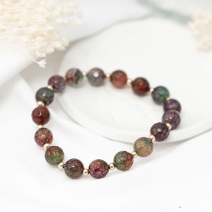 "Gemma" semi-precious gemstone bracelet in agate "Gemma" semi-precious gemstone bracelet in agate
