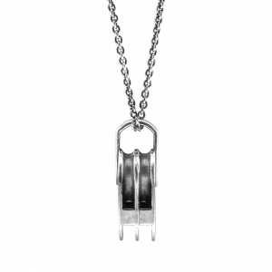 TYNE SILVER PULLEY NECKLACE PENDANT