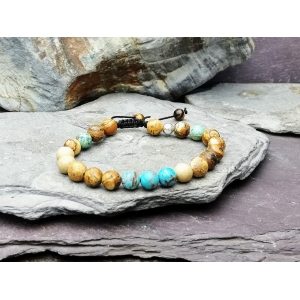 Picture Stone Jasper Bracelet