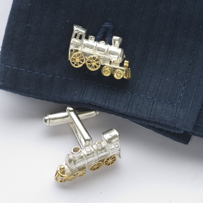 Train Cufflinks