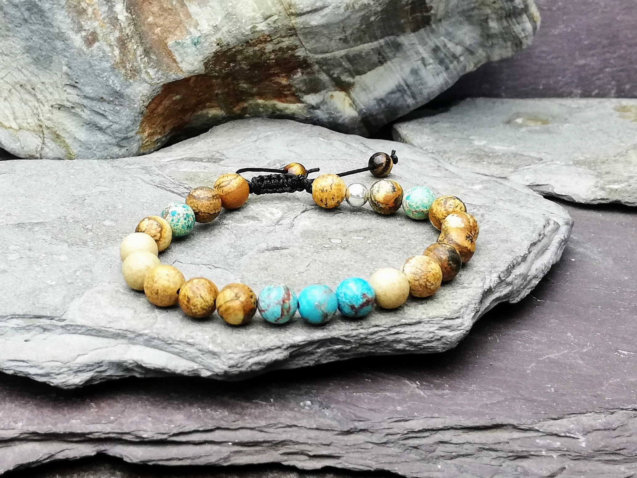 Picture Stone Jasper Bracelet