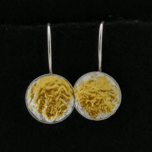Lunar Gold Earrings by Art925